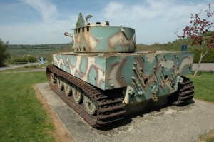The PzKpfw VI Ausf. E (Sd. Kfz. 181) in Vimoutiers