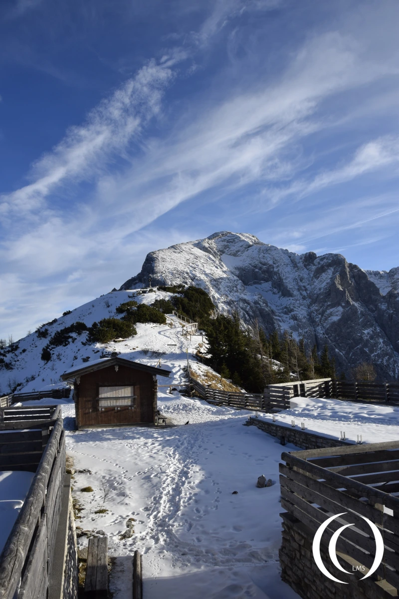 From the Eagles Nest to the Hoher Göll peak, 2522 meters high