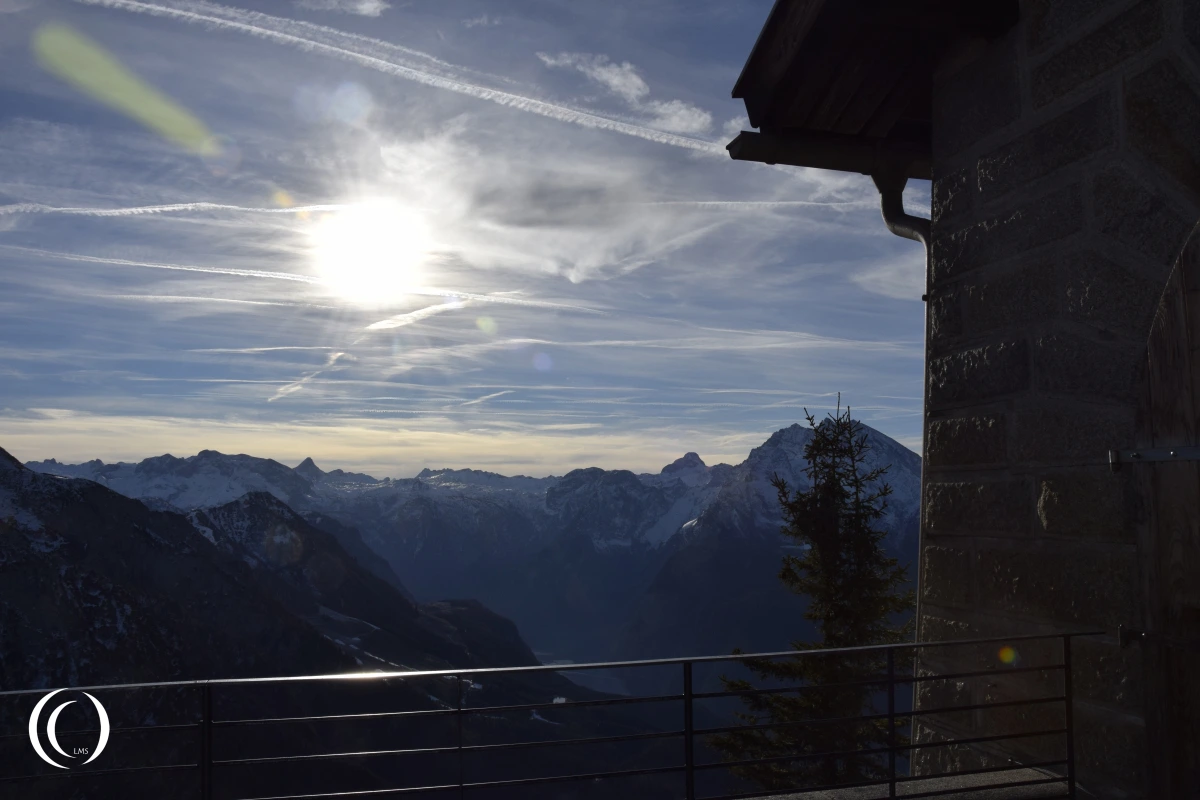 Stunning view towards Austria from the Kehlsteinhaus