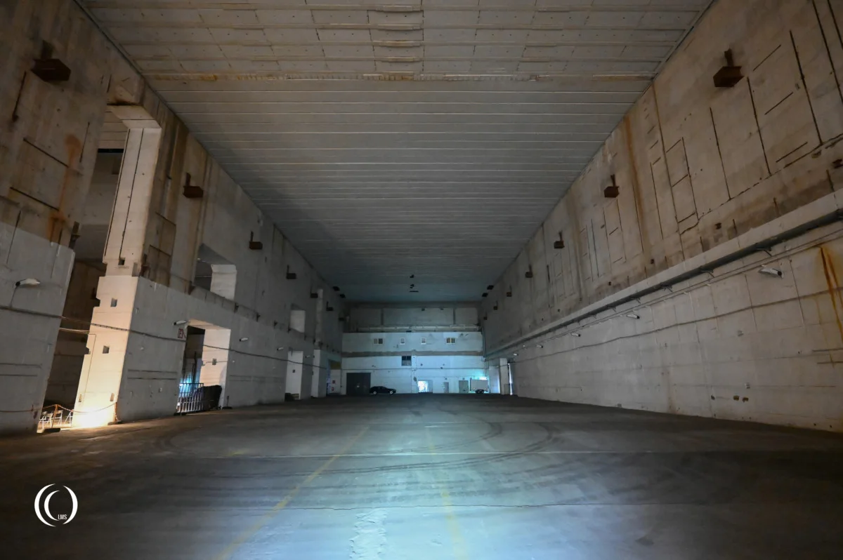 Inside U-boat bunker Valentin Bremen-Farge, Germany