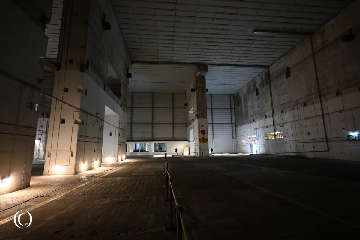 Inside U-boat bunker Valentin Bremen-Farge, Germany