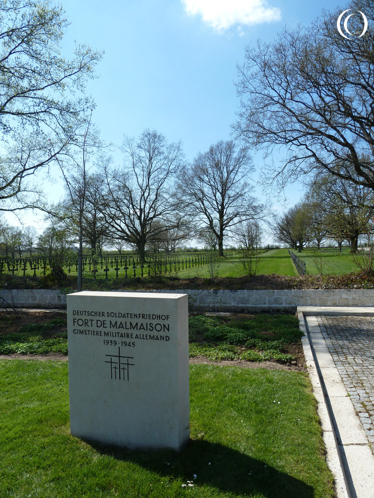 German Cemetery at Fort La Malmaison on Chemin des Dames German Cemetery at Fort La Malmaison on Chemin des Dames