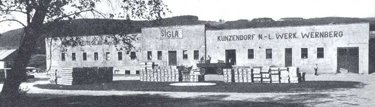 Sigla Sicherheitsglass factory at Gross Kunzendorf Sigla Sicherheitsglass factory at Gross Kunzendorf
