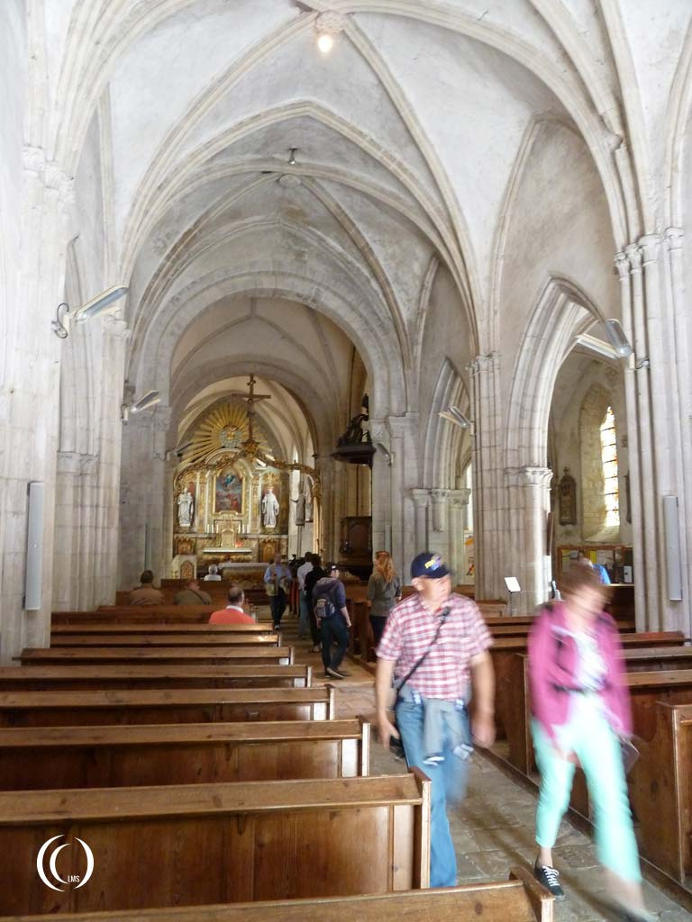 Church interior - Sainte-Mère-Église, Normandy, France