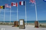 D-day, Juno Beach: monument landing of 3rd Canadian Infantry Division and 48th Royal Marine Commando's - Saint-Aubin-sur-Mer, France