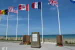 D-day, Juno Beach: monument landing of 3rd Canadian Infantry Division and 48th Royal Marine Commando's - Saint-Aubin-sur-Mer, France