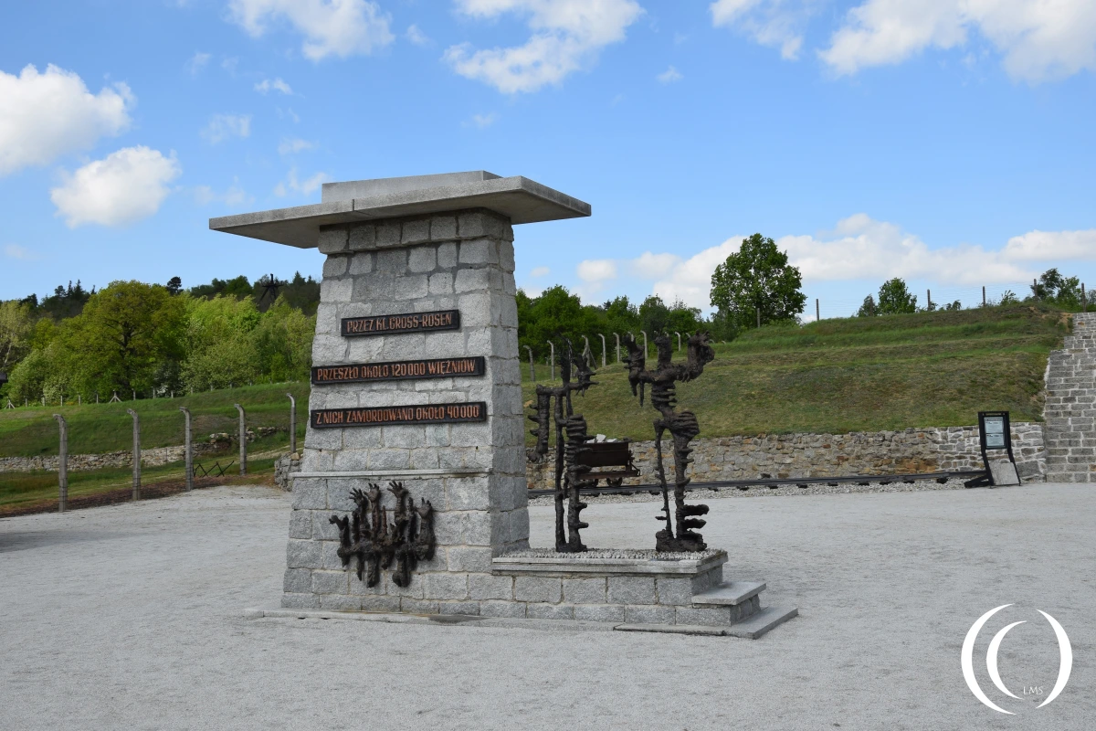 Concentration camp Gross-Rosen victim memorial