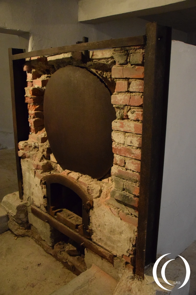 The heating system in the Bathhouse - concentration camp Gross-Rosen