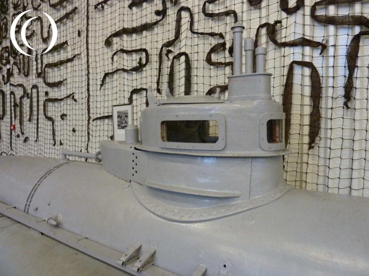 Biber U-Boat with G7e torpedo