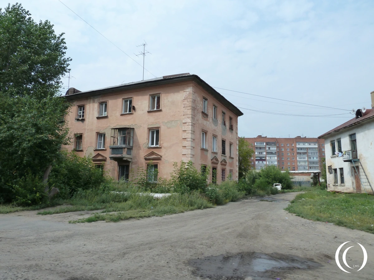German Build House in Kurgan, Russia