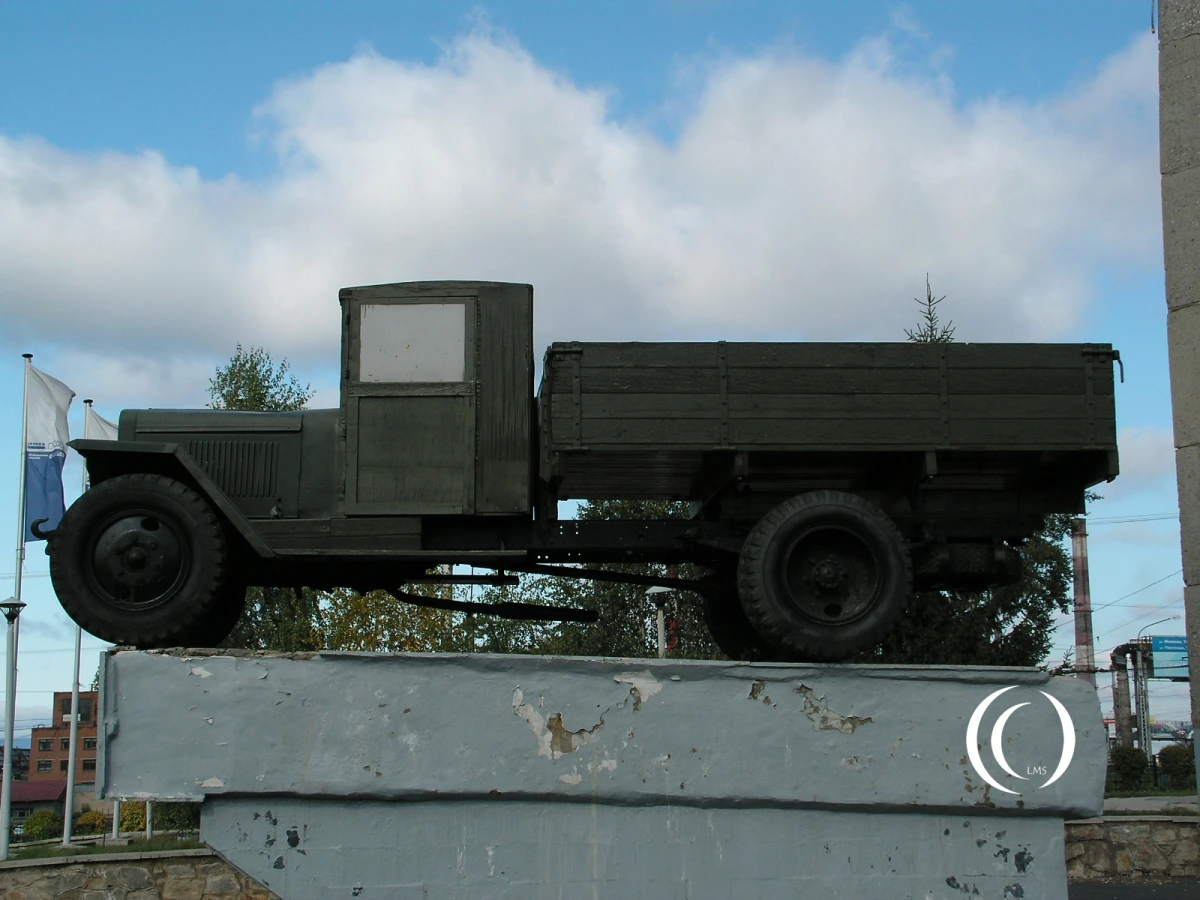 Zis-5 at the UralAZ Factory in Miass Oblast Chelyabinsk 
