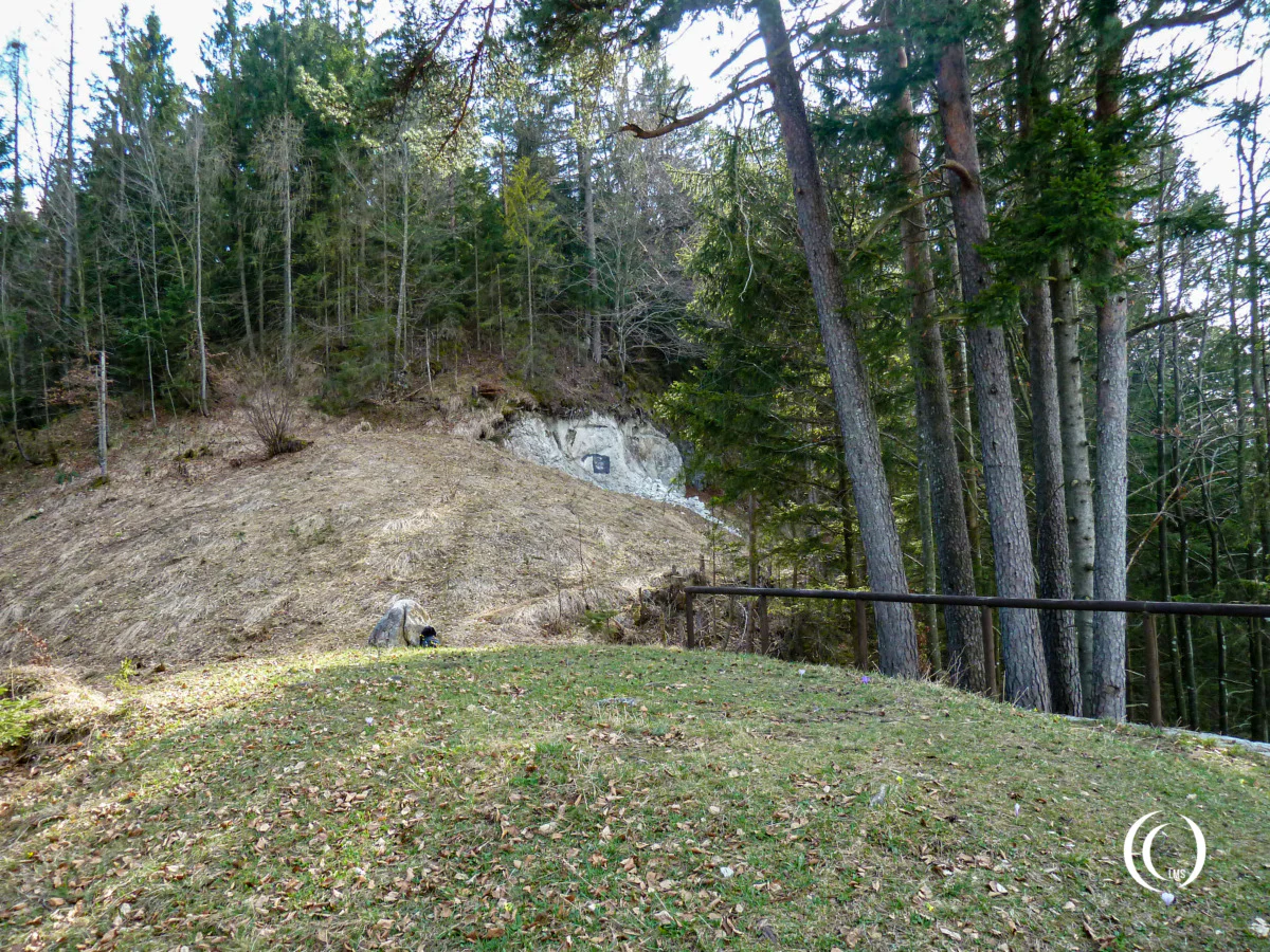Remains of the tea house on Mooslahnerkopf