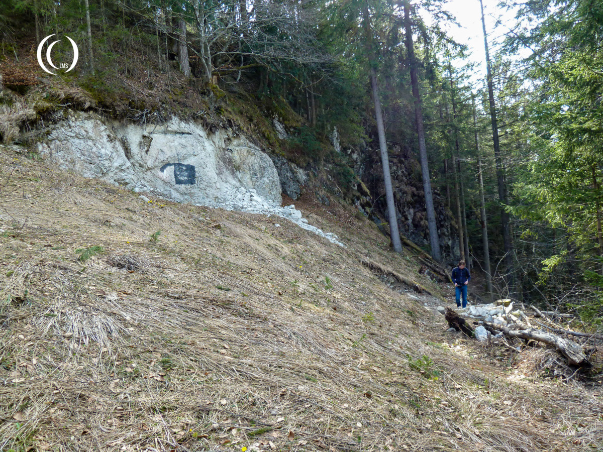 Remains of the tea house on Mooslahnerkopf