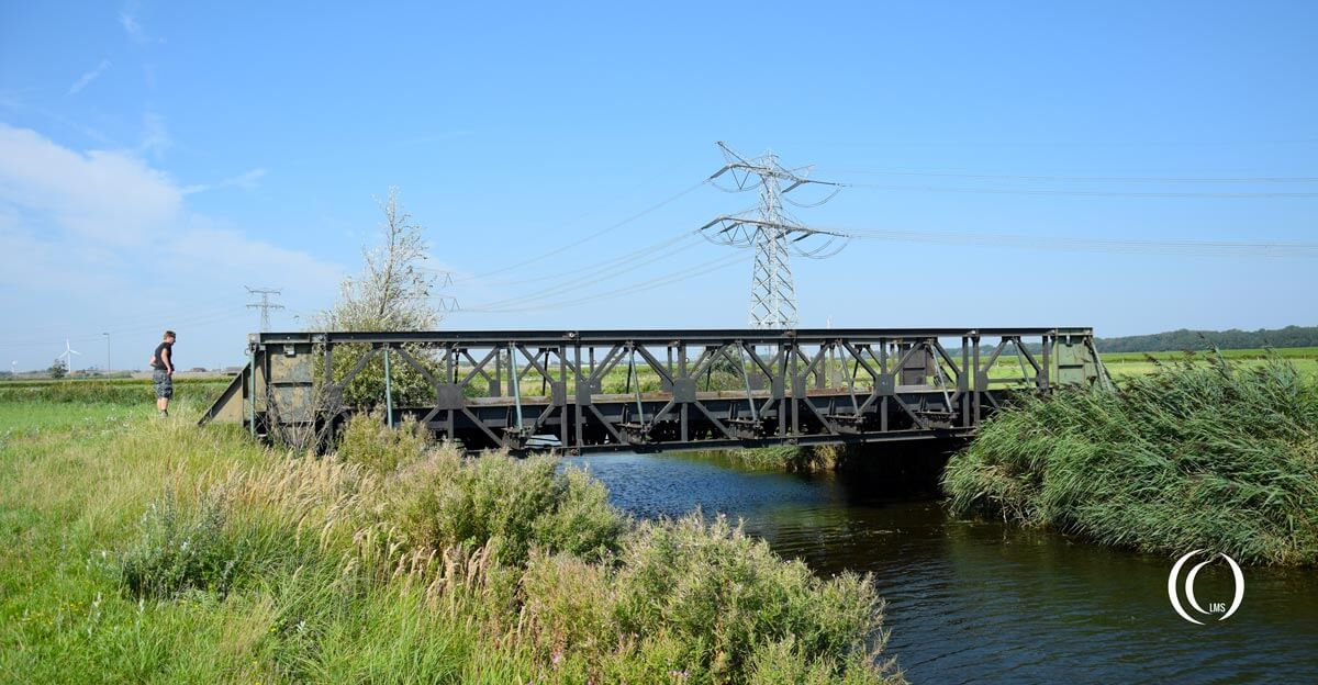 Bailey Bridge along Hoeksebaan Hook of Holland