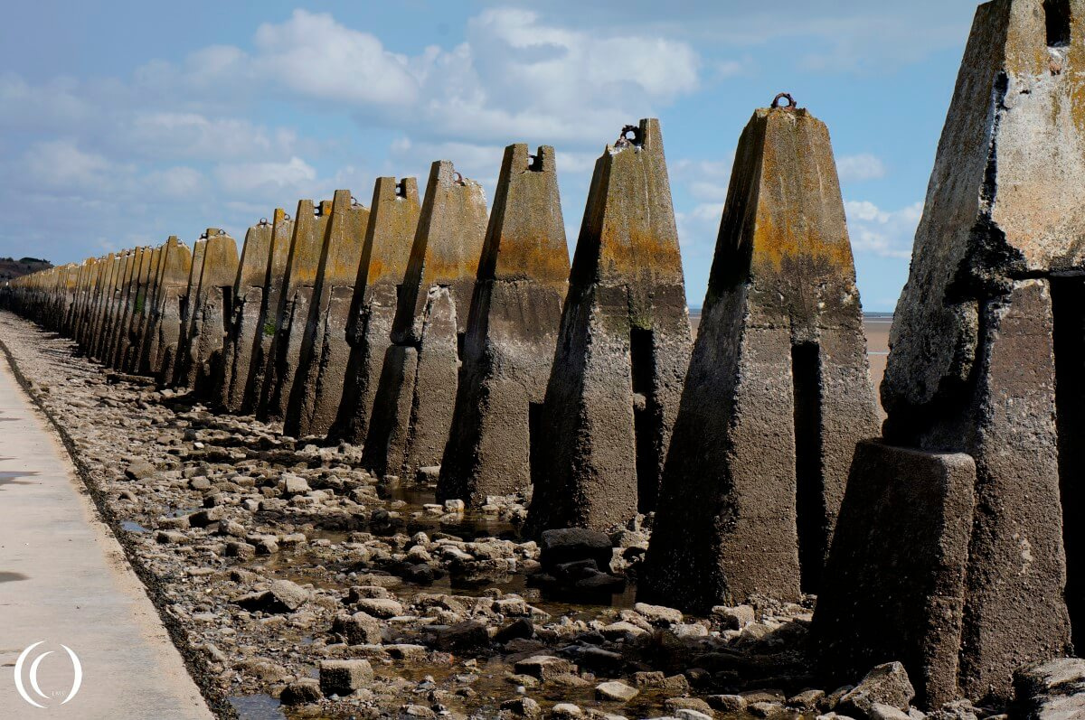 Concrete Pylons at Cramond Island