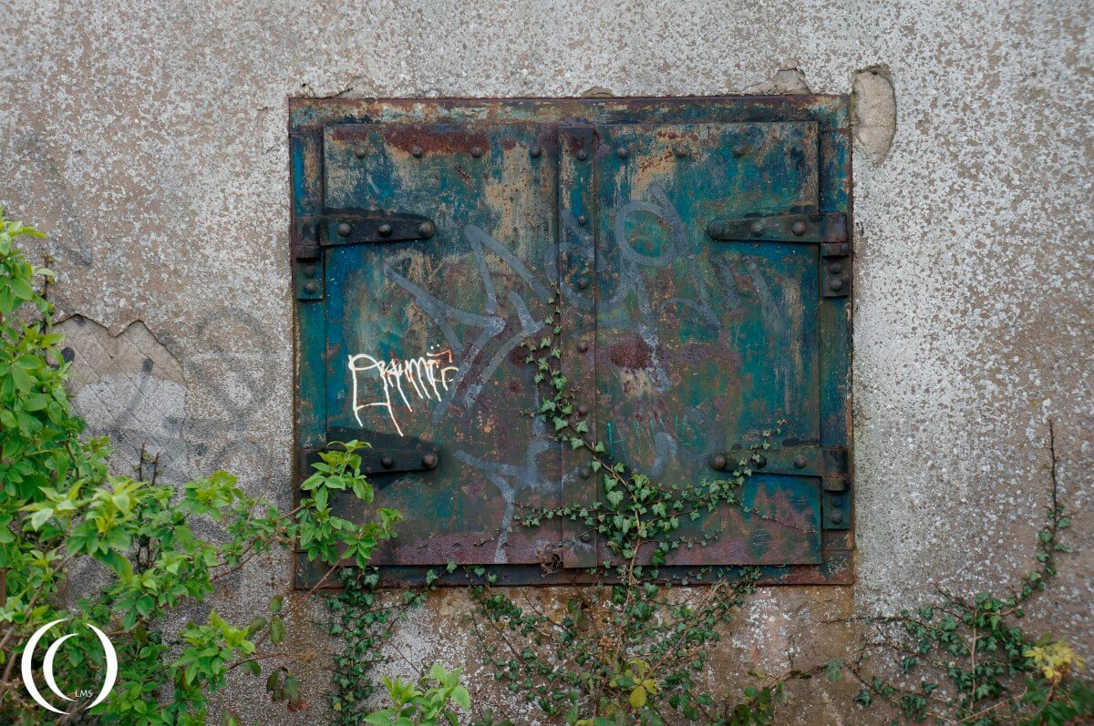 Fortified window at Cramond Island