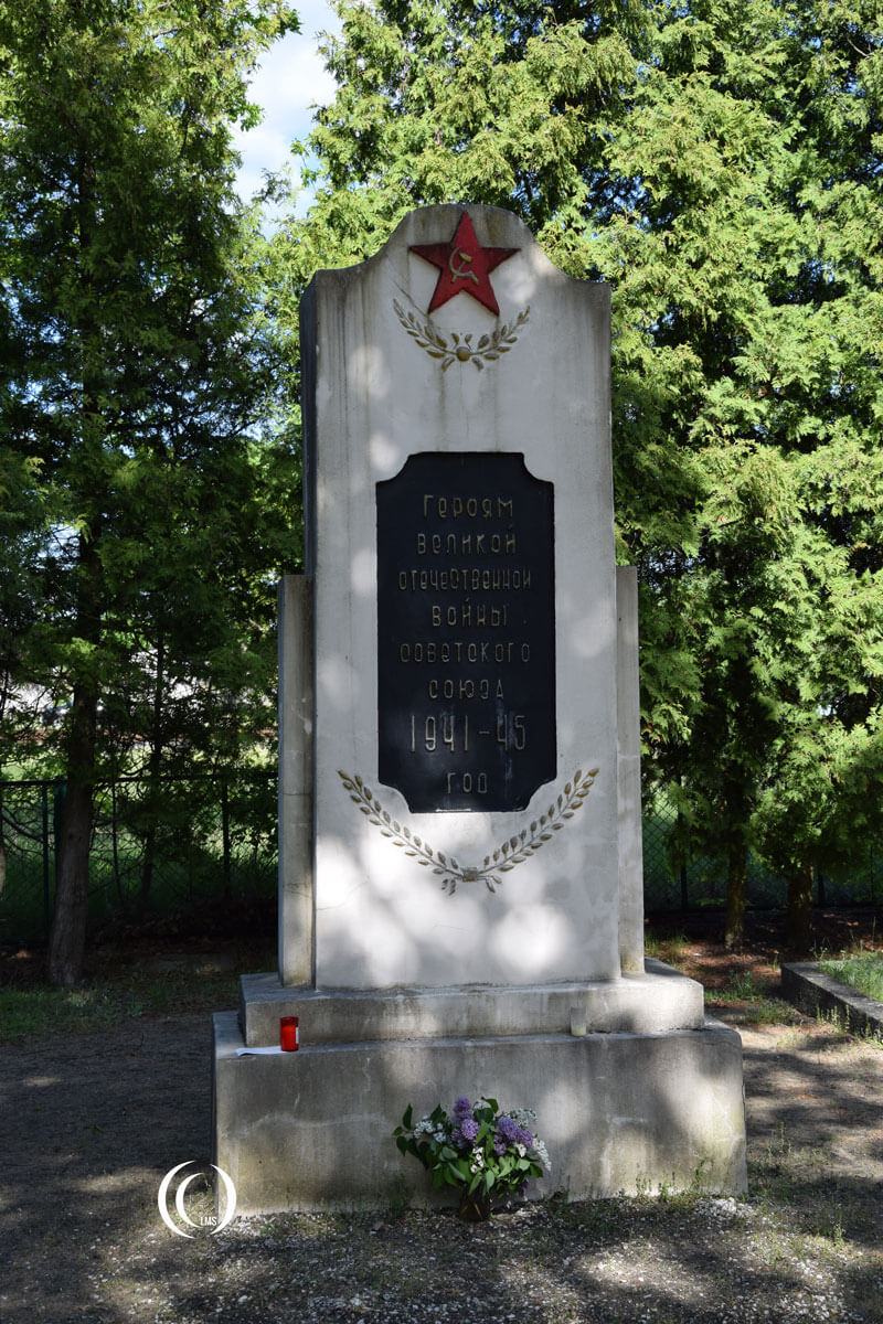 Russian monument at cemetery Zagan Poland