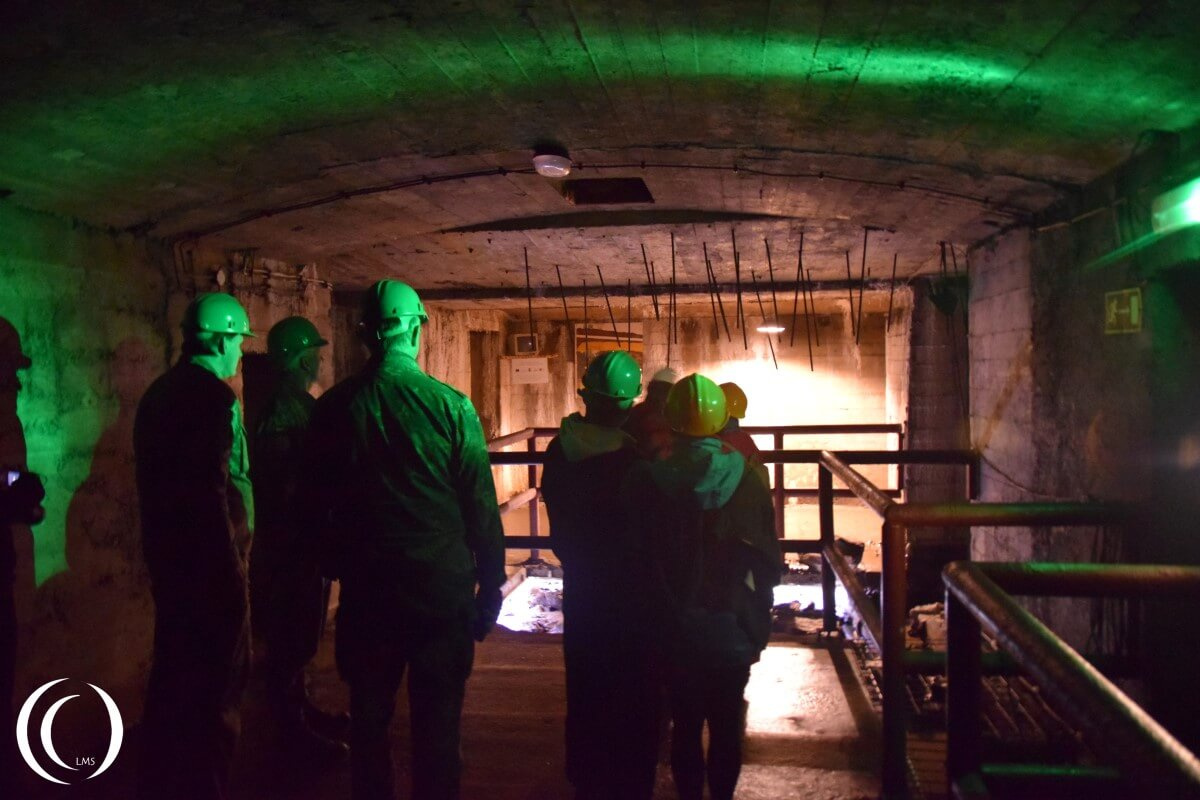 Tunnel Complex Rzeczka, following the tour guide