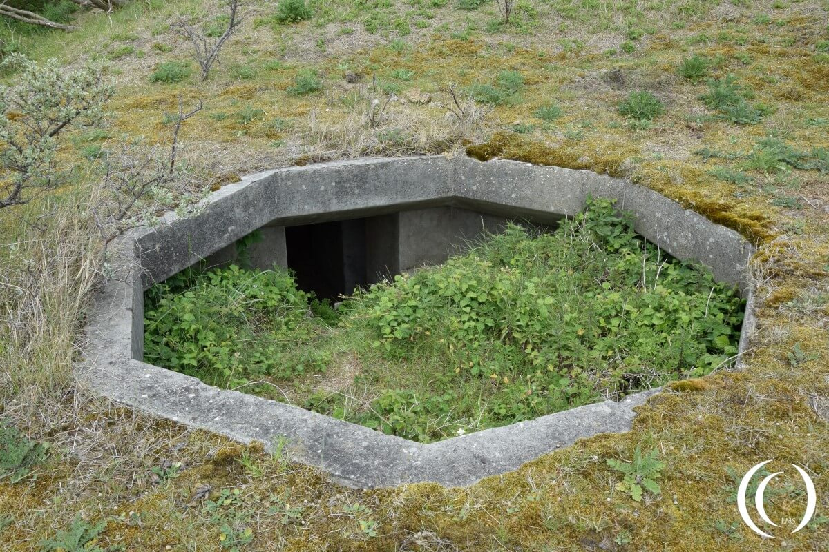 Stützpunkt gruppe Katwijk - 5cm KWK anti tank gun position Stützpunktgruppe Katwijk - 5cm KWK anti tank gun position