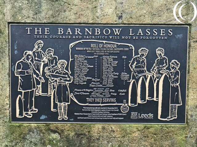 Memorial to the Barnbow Lasses - Menstion park, Leeds Memorial to the Barnbow Lasses - Menstion park, Leeds