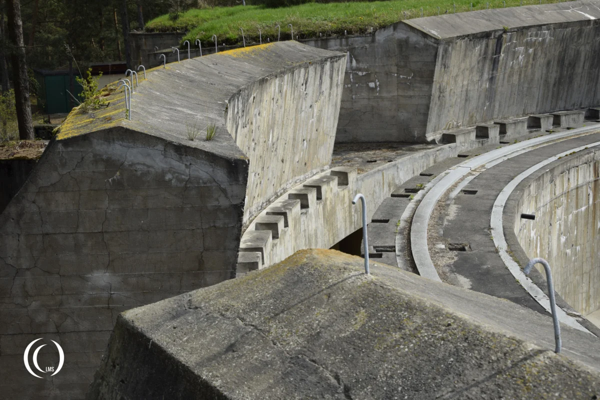 Gun emplacement B2 of Battery Schleswig-Holstein in Hel, Poland