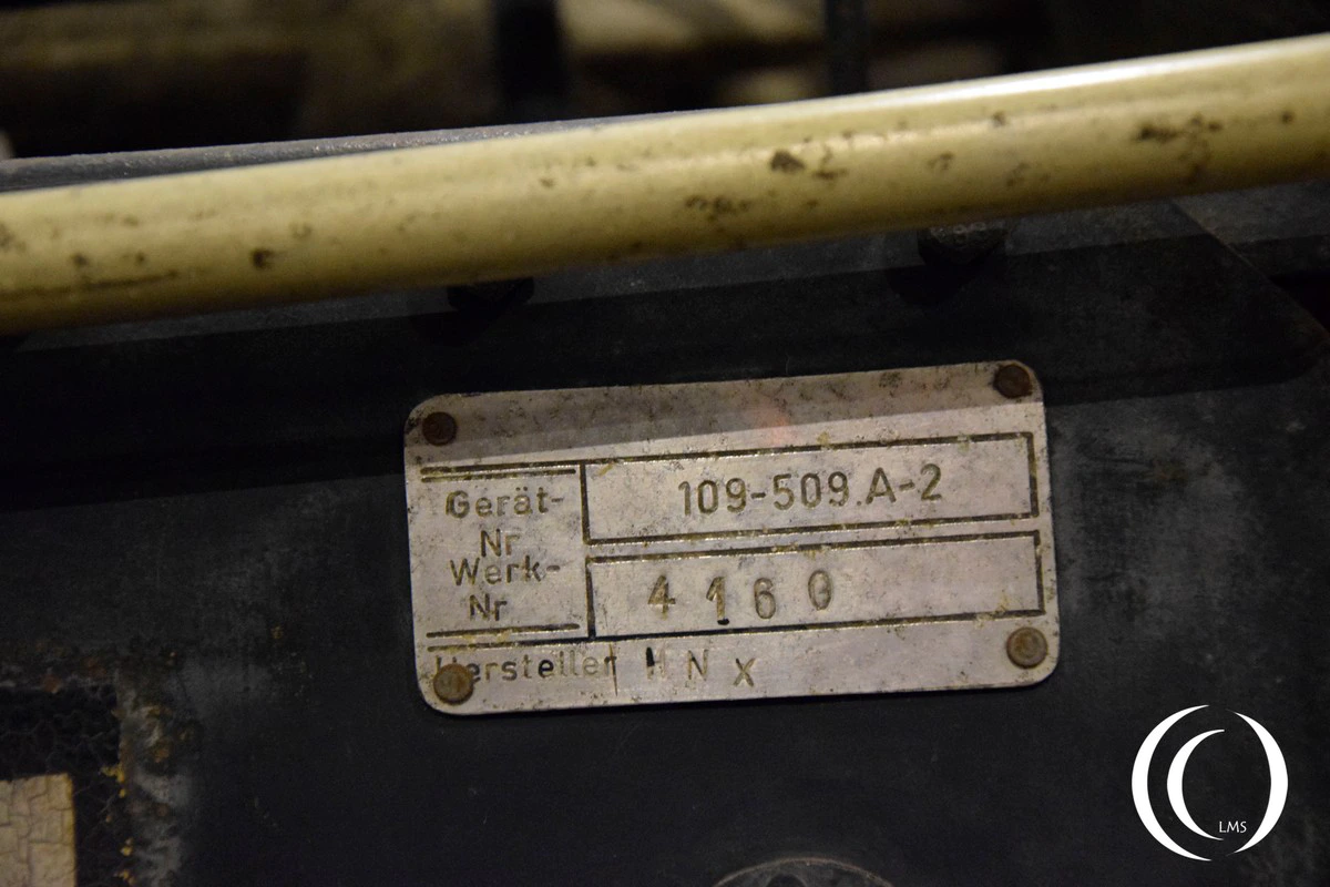 Serial number of the Walter HWK 109-509 Rocket Engine