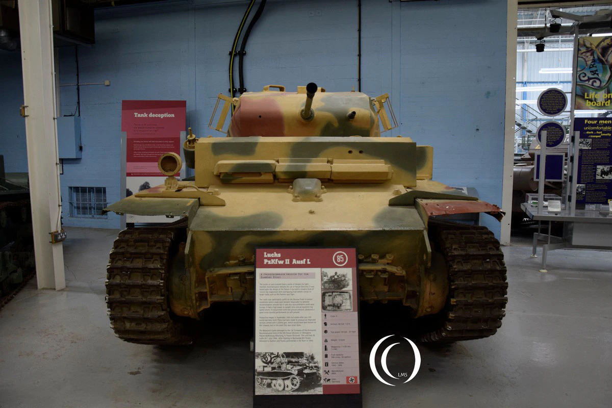 Panzer II Ausf L “Luchs” reconnaissance tank Sd.Kfz. 123 - The Tank Museum Bovington