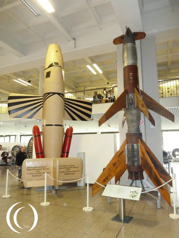 Bachem Ba 349 Natter next to the Rheintochter missile - photo 2012