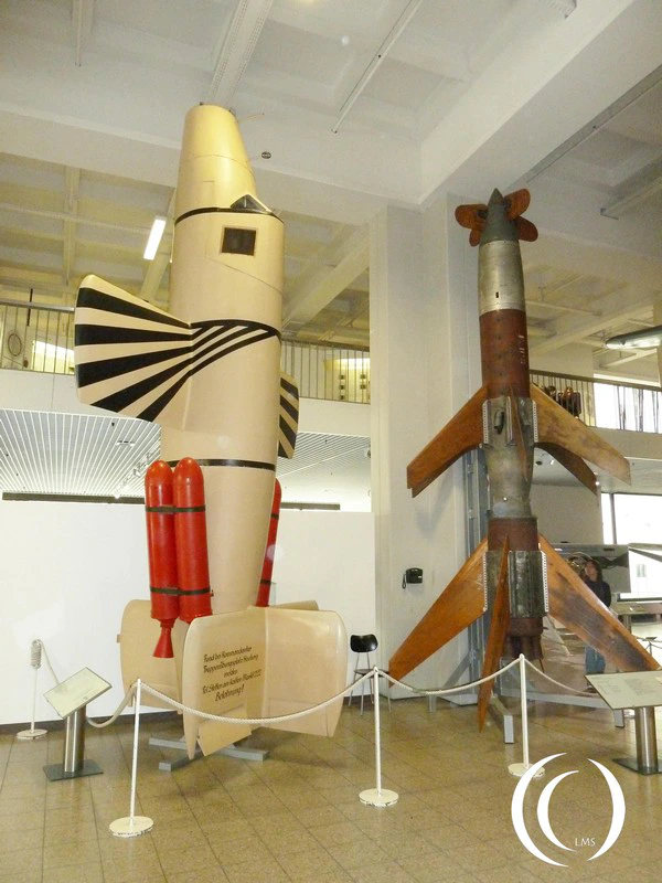 Bachem Ba 349 Natter next to the Rheintochter missile - photo 2012