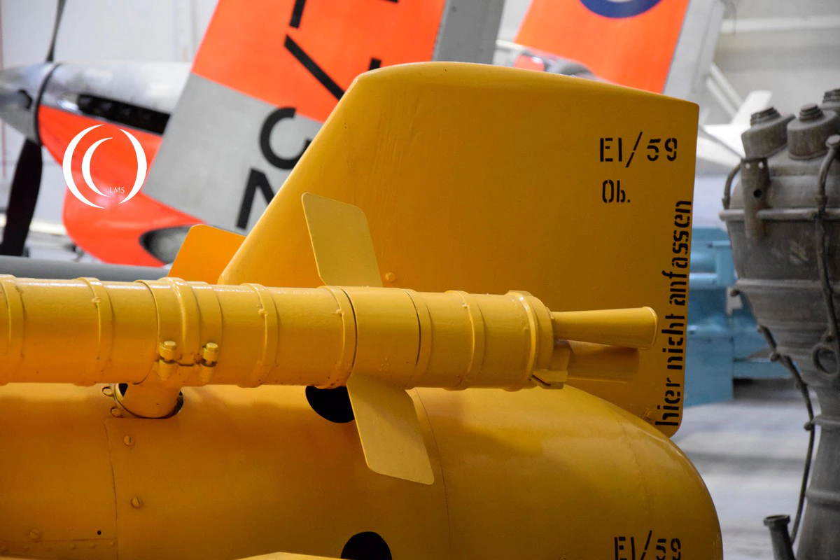Enzian Missile tail with a Schmidding 109-553s solid fuel booster- photo 2017