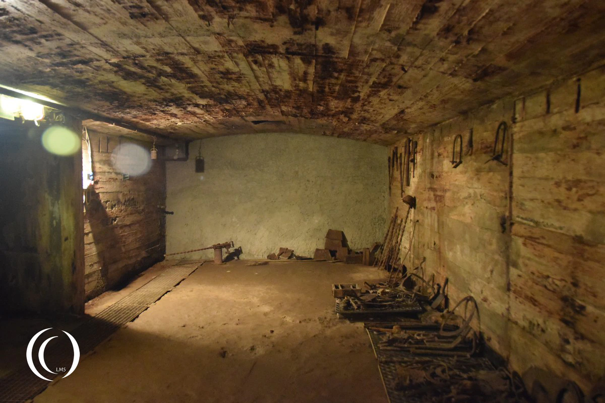 Wlodarz - one of the few concrete rooms