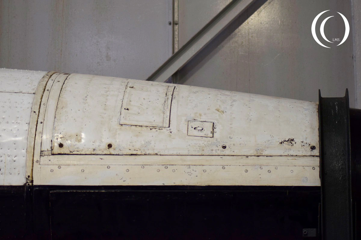 Detail of German V2 rocket body