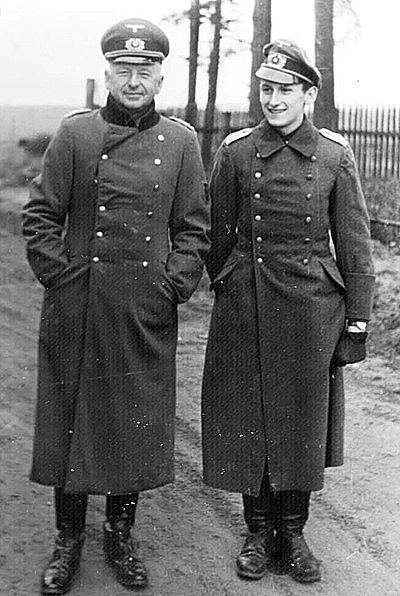 Erich von Manstein and his son Gero von Manstein
