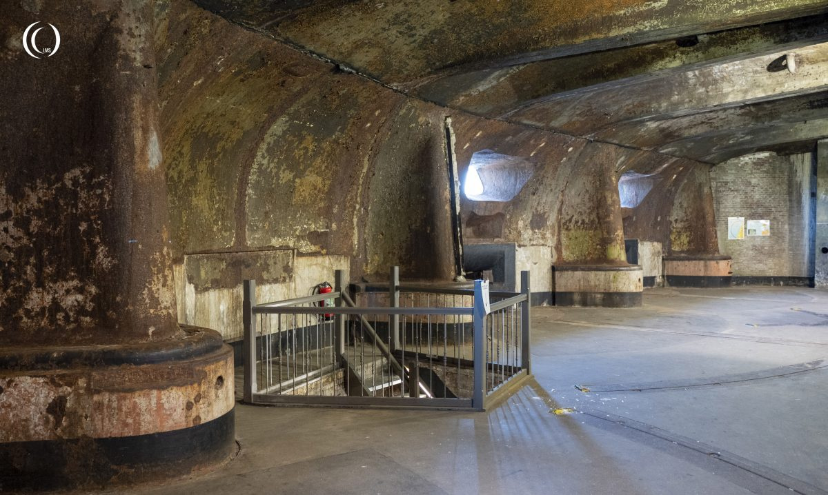 Inside battery Fort IJmuiden