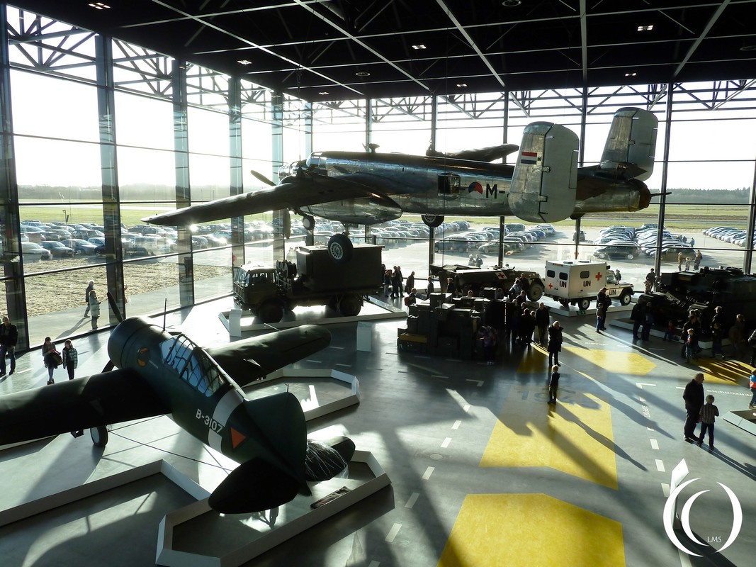 North American B-25J Mitchell - Brewster F2A Buffalo in front - photo 2015