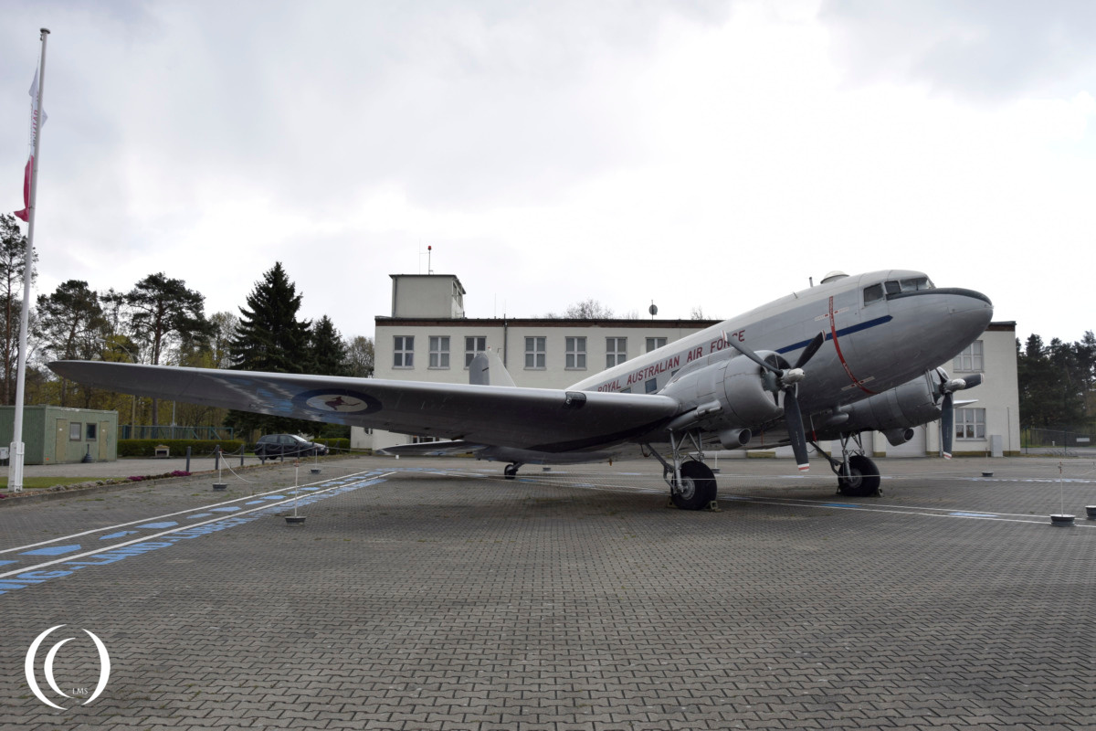 Australian Douglas DC 3 - Berlin Airlift memorial. Original C-47 Skytrain USAAF serial number 43-49866 and RAAF serial A65-69 - photo 2016