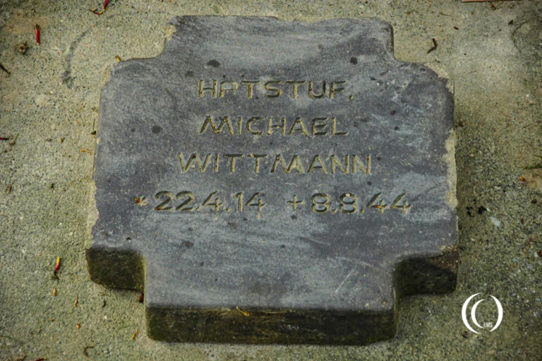 Grave Michael Wittmann Normandy France