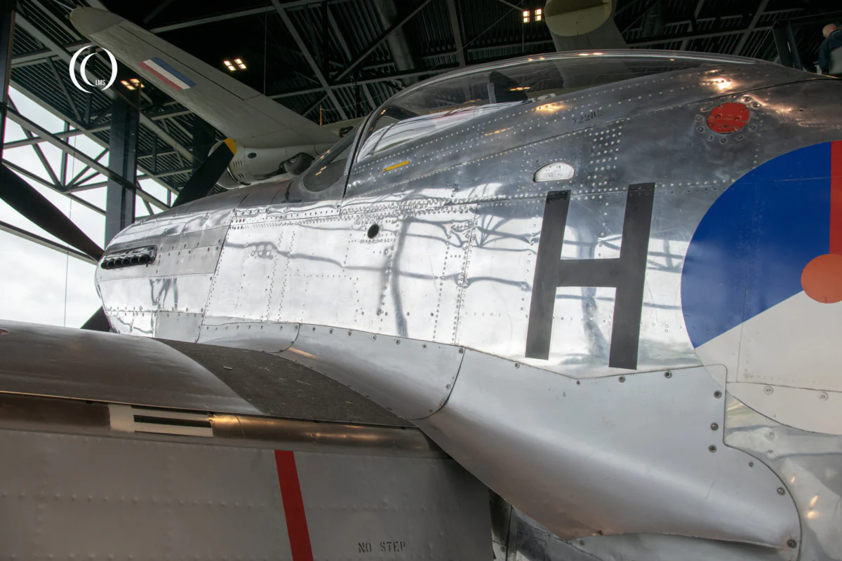 North American P-51K Mustang wing