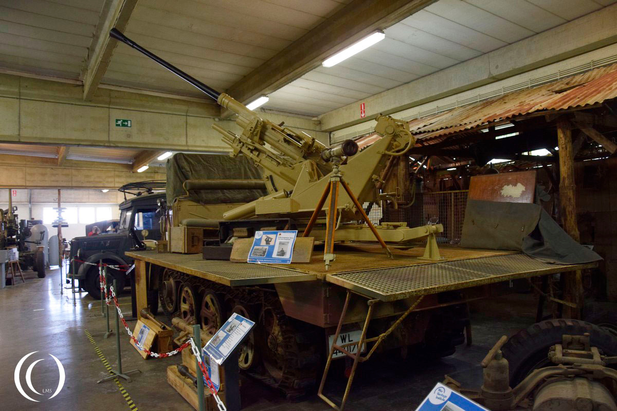 Sd.Kfz. 7/2 – Krauss-Maffei 8t German Halftrack with 3.7 cm Flak 36 Anti-Aircraft Gun