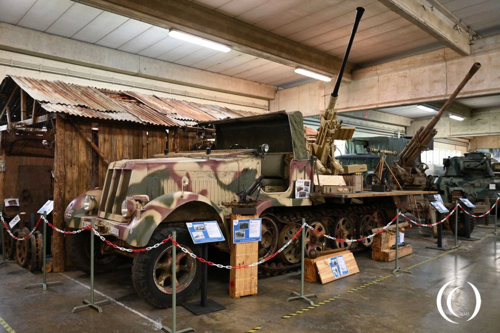 Sd.Kfz. 7/2 – Krauss-Maffei 8-ton German Halftrack with 3.7 cm Flak 36 Anti-Aircraft Gun