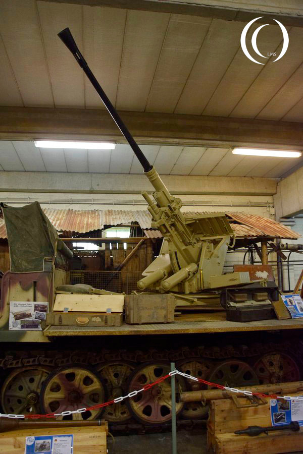 Sd.Kfz. 7/2 – Krauss-Maffei 8t German Halftrack with 3.7 cm Flak 36 Anti-Aircraft Gun