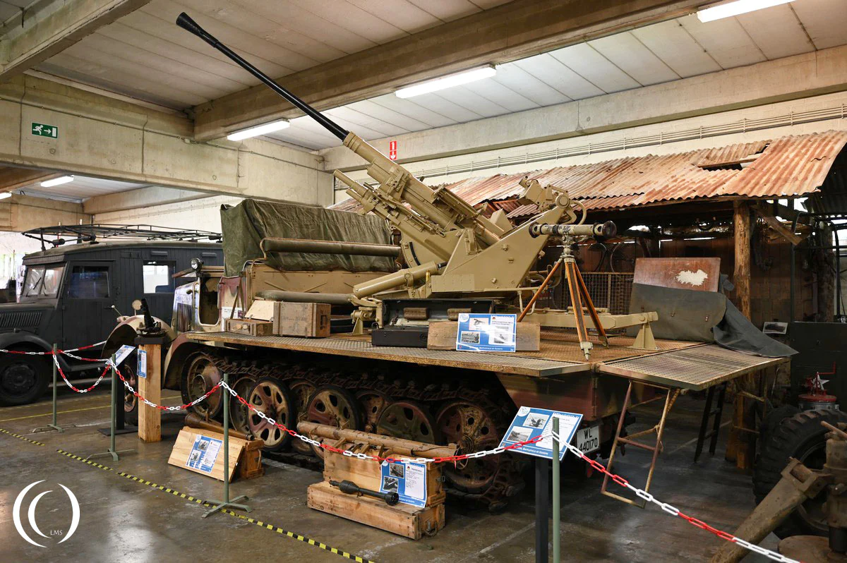 Sd.Kfz. 7/2 – Krauss-Maffei 8t German Halftrack with 3.7 cm Flak 36 Anti-Aircraft Gun
