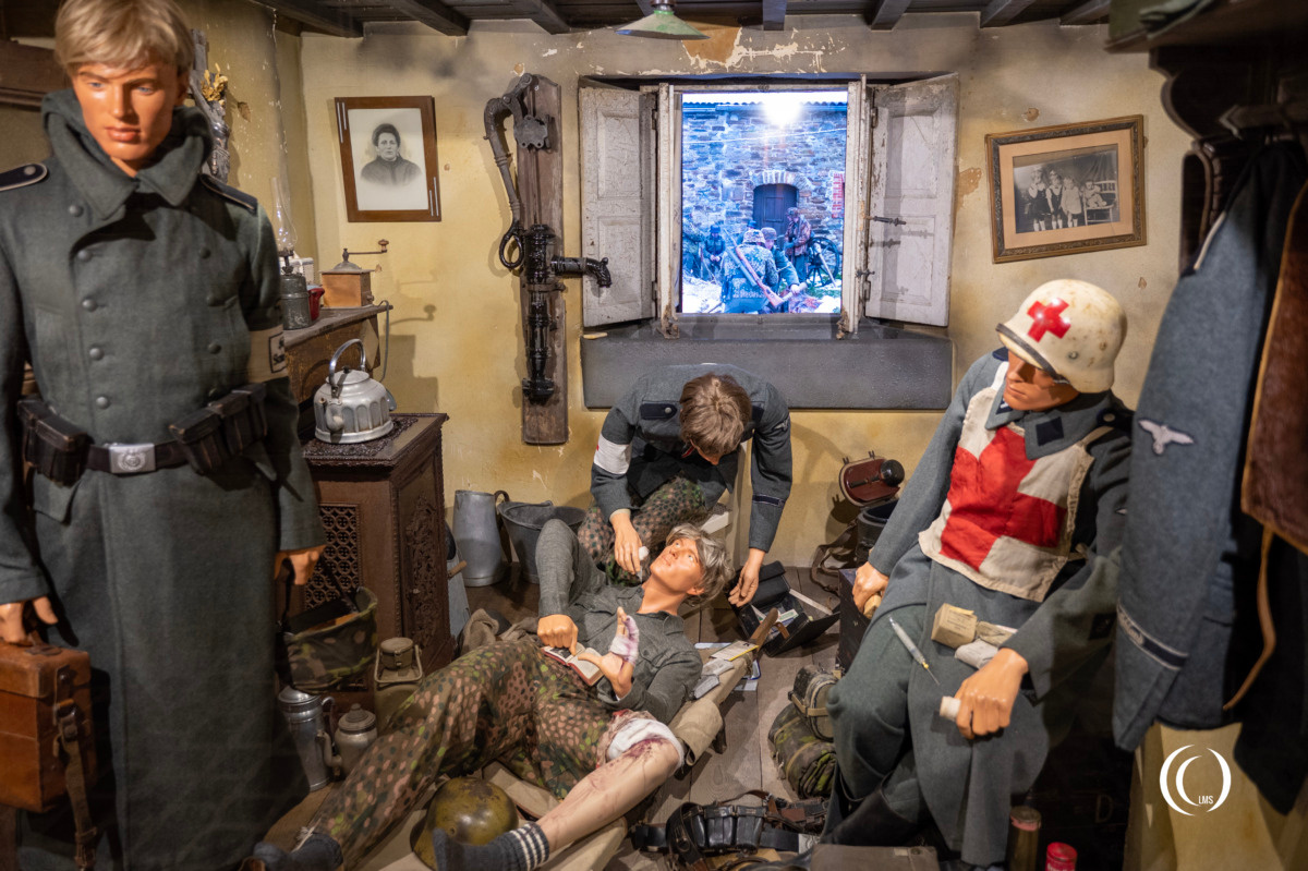 Diorama of German Aid Station