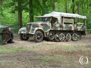 Sd.Kfz. 7 – Krauss-Maffei 8 ton German Halftrack Open Bed With Canvas Version