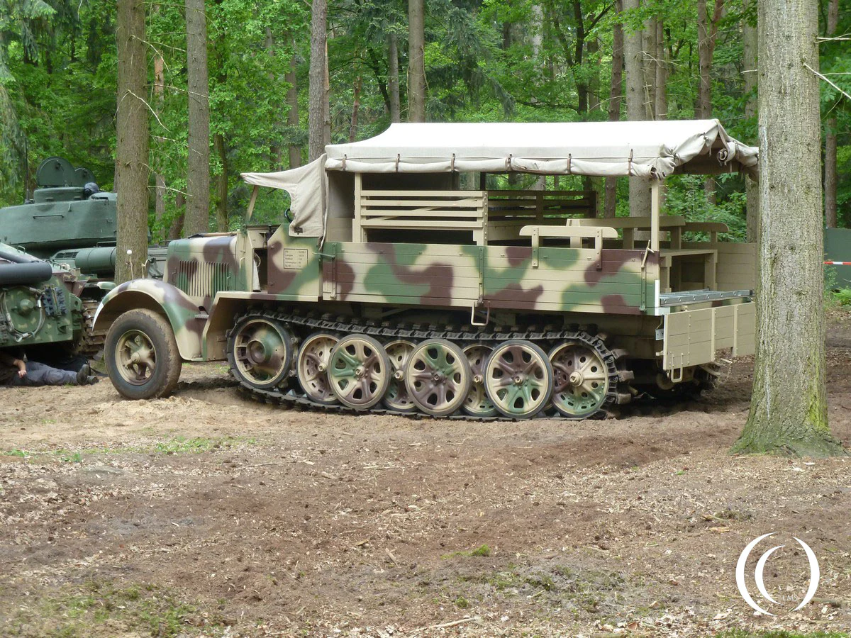 Sd.Kfz. 7 – Krauss-Maffei 8 ton German Halftrack Open Bed With Canvas - photo 2013
