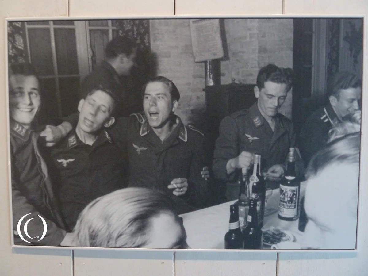 German soldiers having fun in Denmark - Tirpitz Museum Denmark - photo 2019