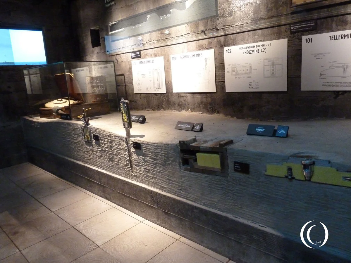 German mines used as defence on beaches and near strongpoint - photo 2019