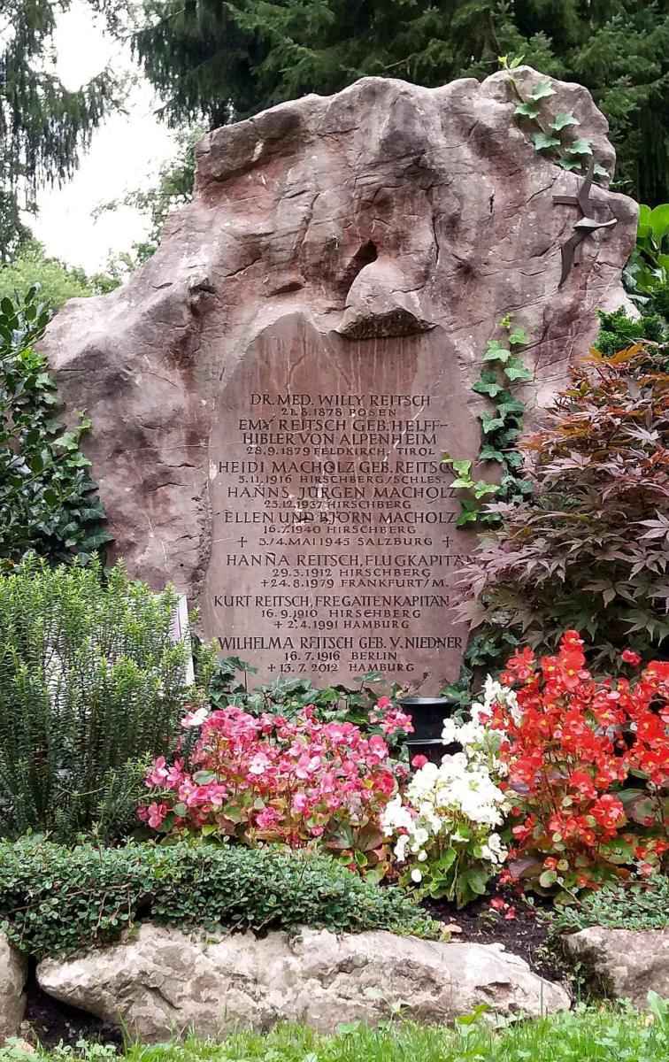 Grave of Hanna Reitsch in Salzburg