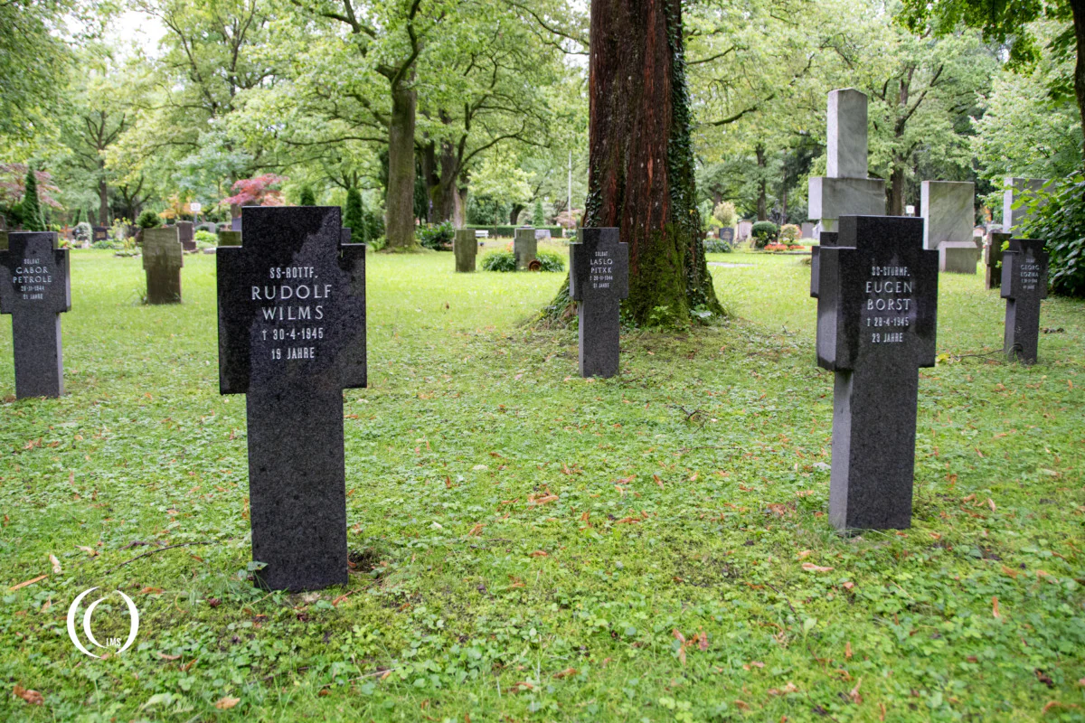 Waffen SS graves Kommunalfriedhof Salzburg Austria