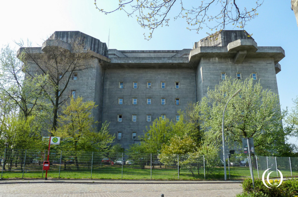 Flakturm Type IV - A Hochbunker at Heiligengeistfeld - St. Pauli, Hamburg, Germany